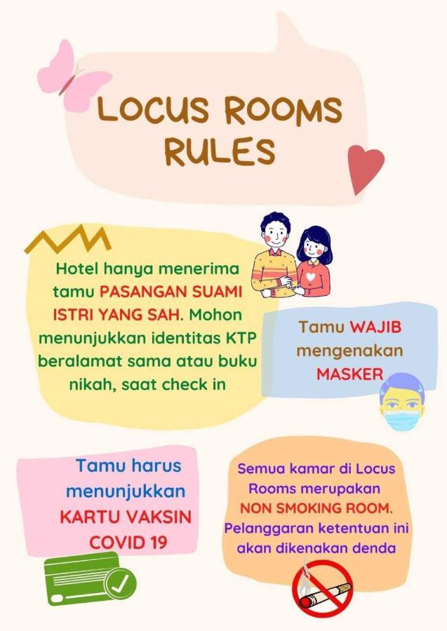 Locus Rooms Bandung Esterno foto